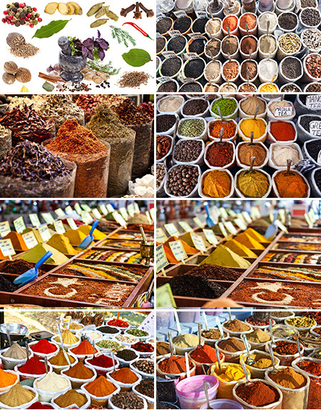 دانلود تصاویر استوک ادویه جات،ترشیجات و خشکبار