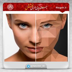 آموزش فتوشاپ؛  ایجاد افکت زیبای منشورهای چندضلعی بر روی تصاویر