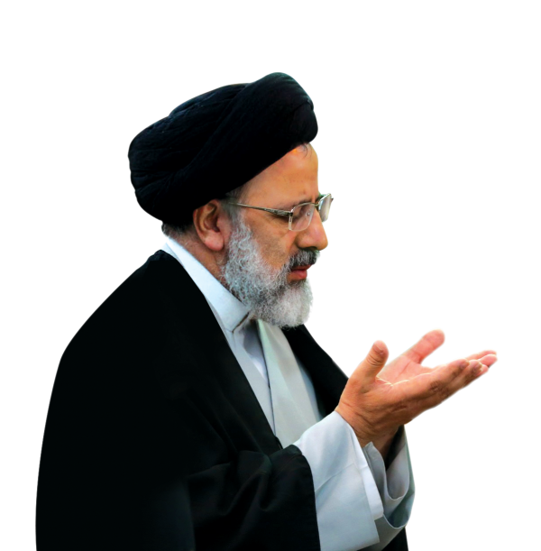 تصویر PNG سید ابراهیم رئیسی در حال نماز