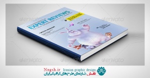 دانلود طرح لایه باز پیش نمایش کتاب با فرمت PSD